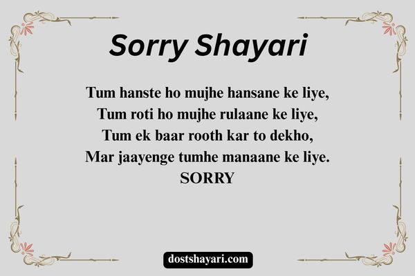 Sorry-Shayari